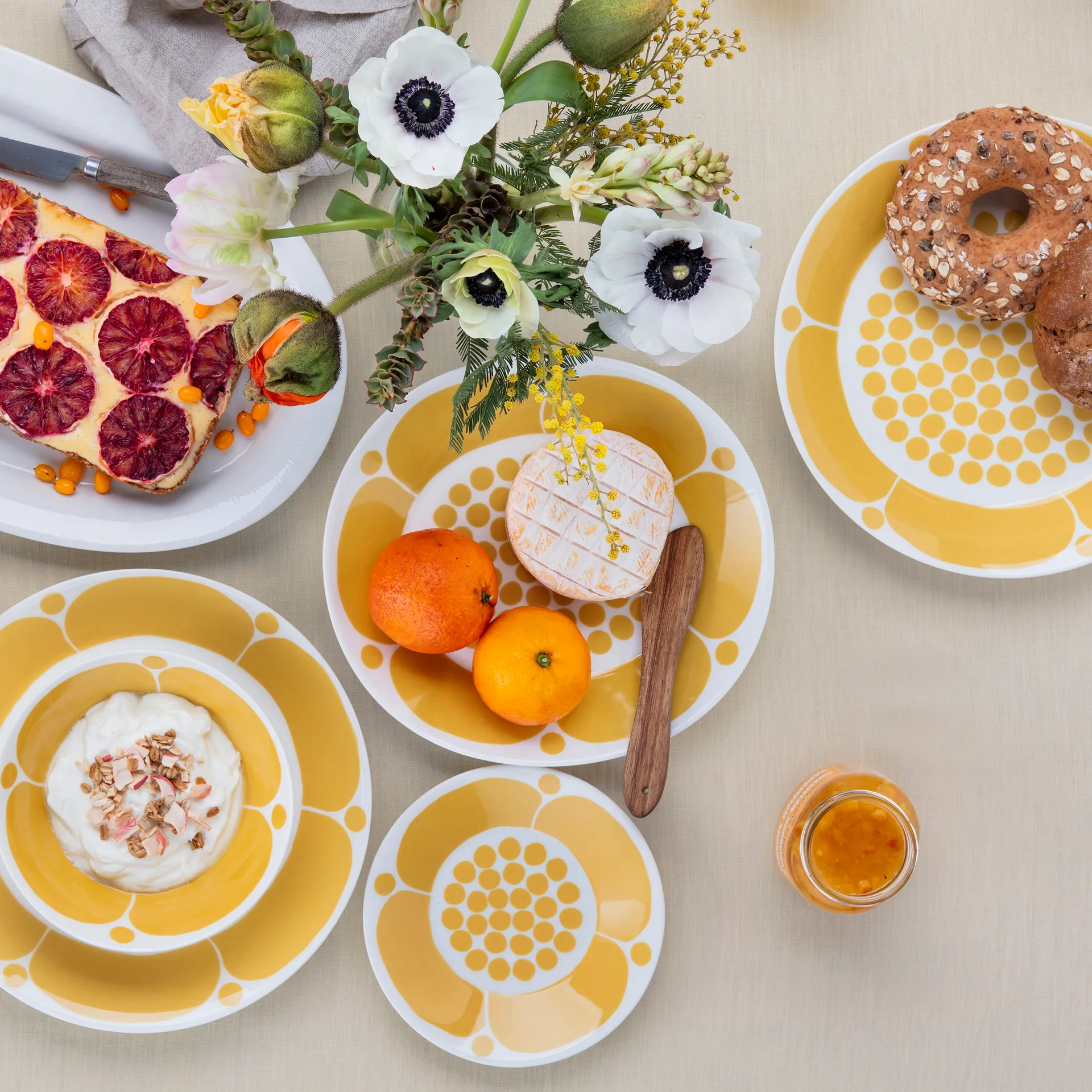 Sunnuntai tallerken oval 25 cm, Gul Arabia