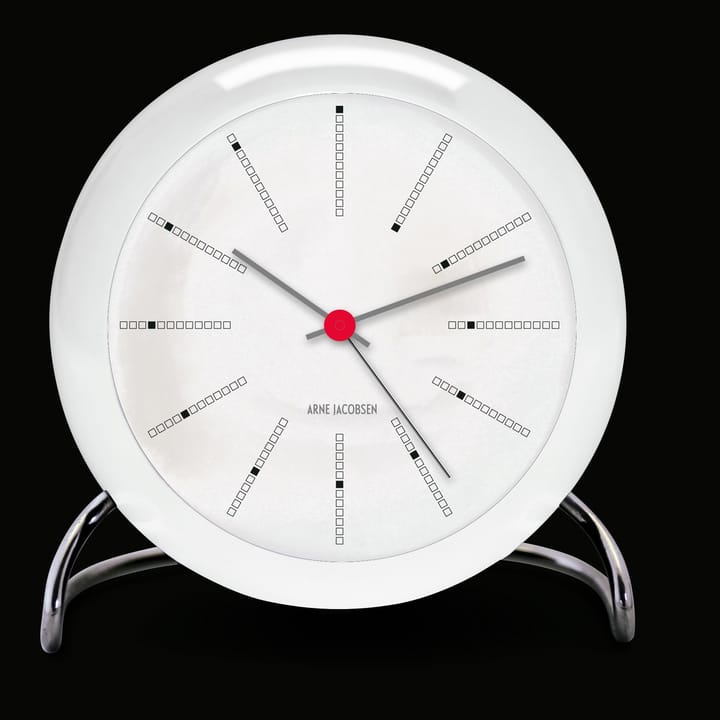 AJ Bankers bordur, hvid Arne Jacobsen Clocks