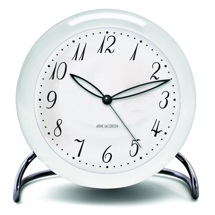 AJ LK bord ur, hvid Arne Jacobsen Clocks