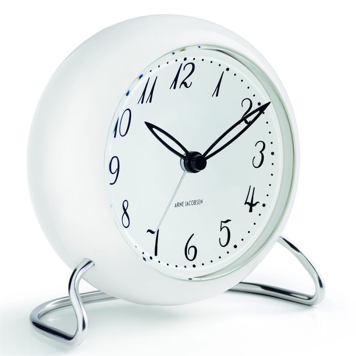 AJ LK bord ur, hvid Arne Jacobsen Clocks
