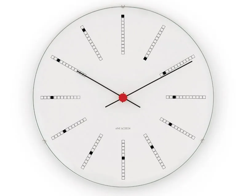 Arne Jacobsen Clocks Arne Jacobsen Bankers ur Ø 210 mm
