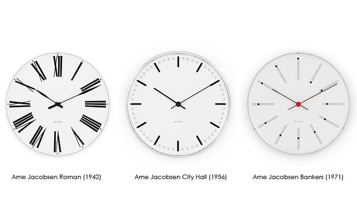 Arne Jacobsen Bankers ur, Ø 210 mm Arne Jacobsen Clocks