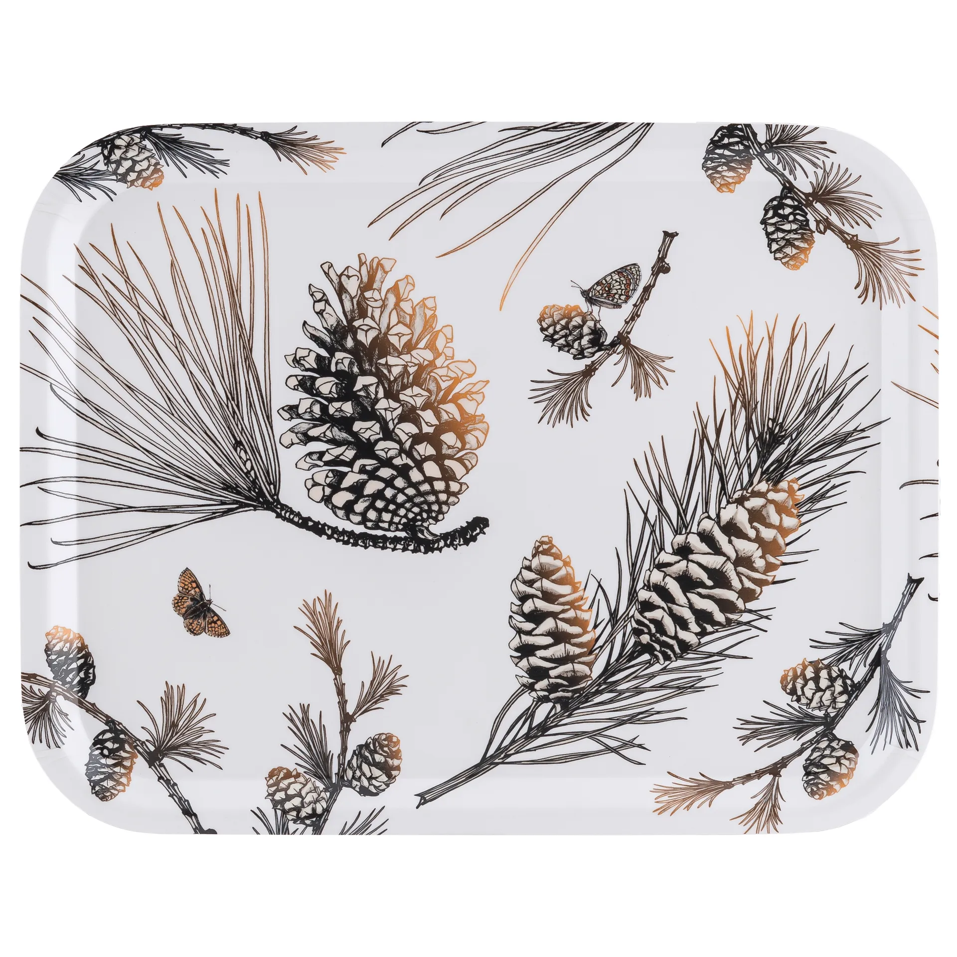 Pine Cone bakke 28x36 cm, Cotton white Åry Home