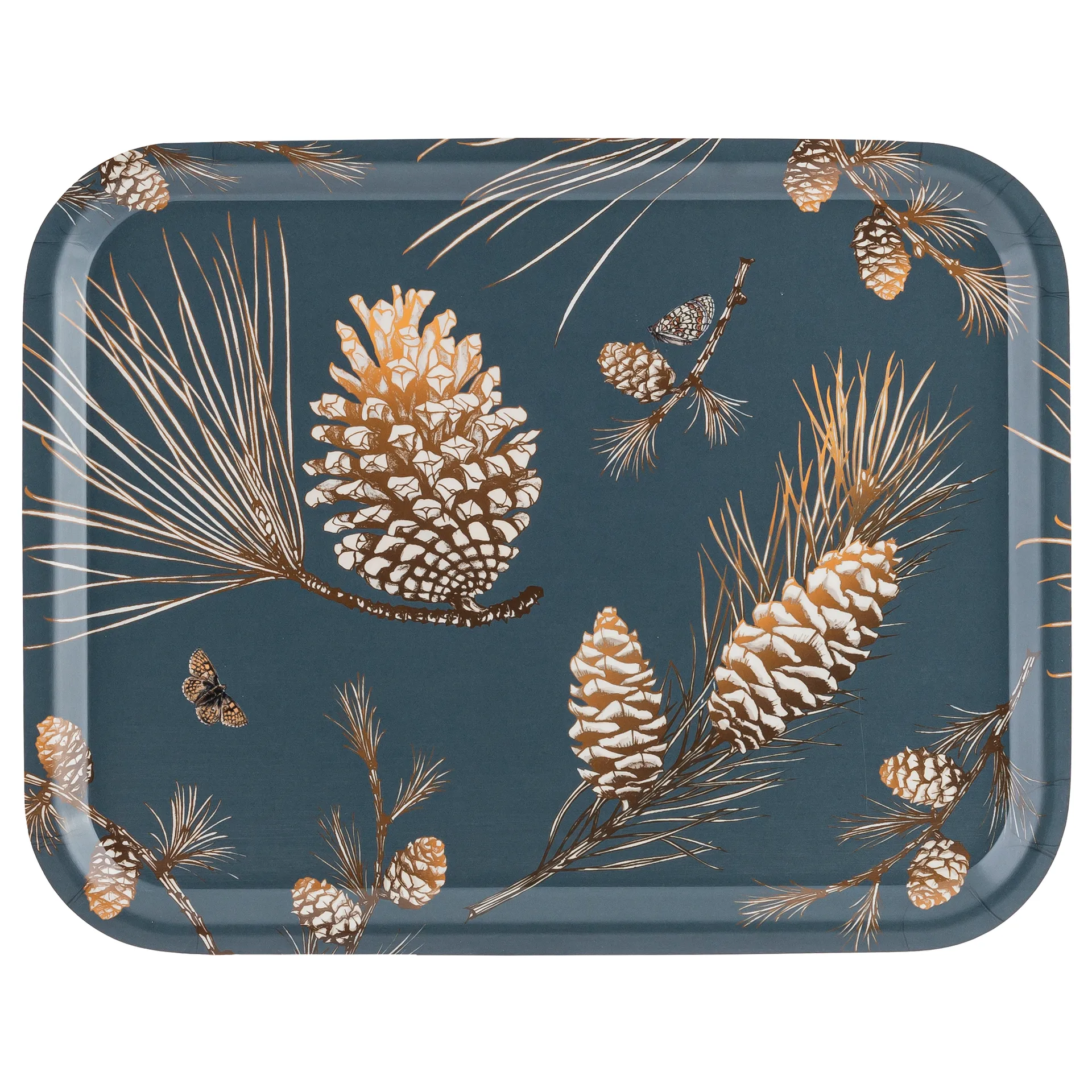Pine Cone bakke 28x36 cm, Thunder blue Åry Home