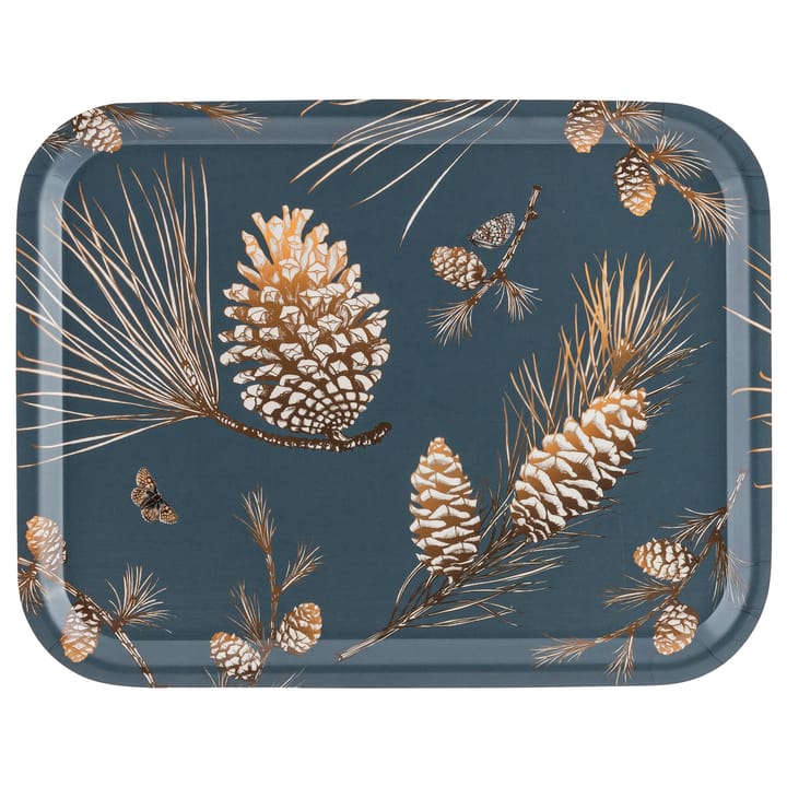 Pine Cone bakke 28x36 cm - Thunder blue - Åry Home