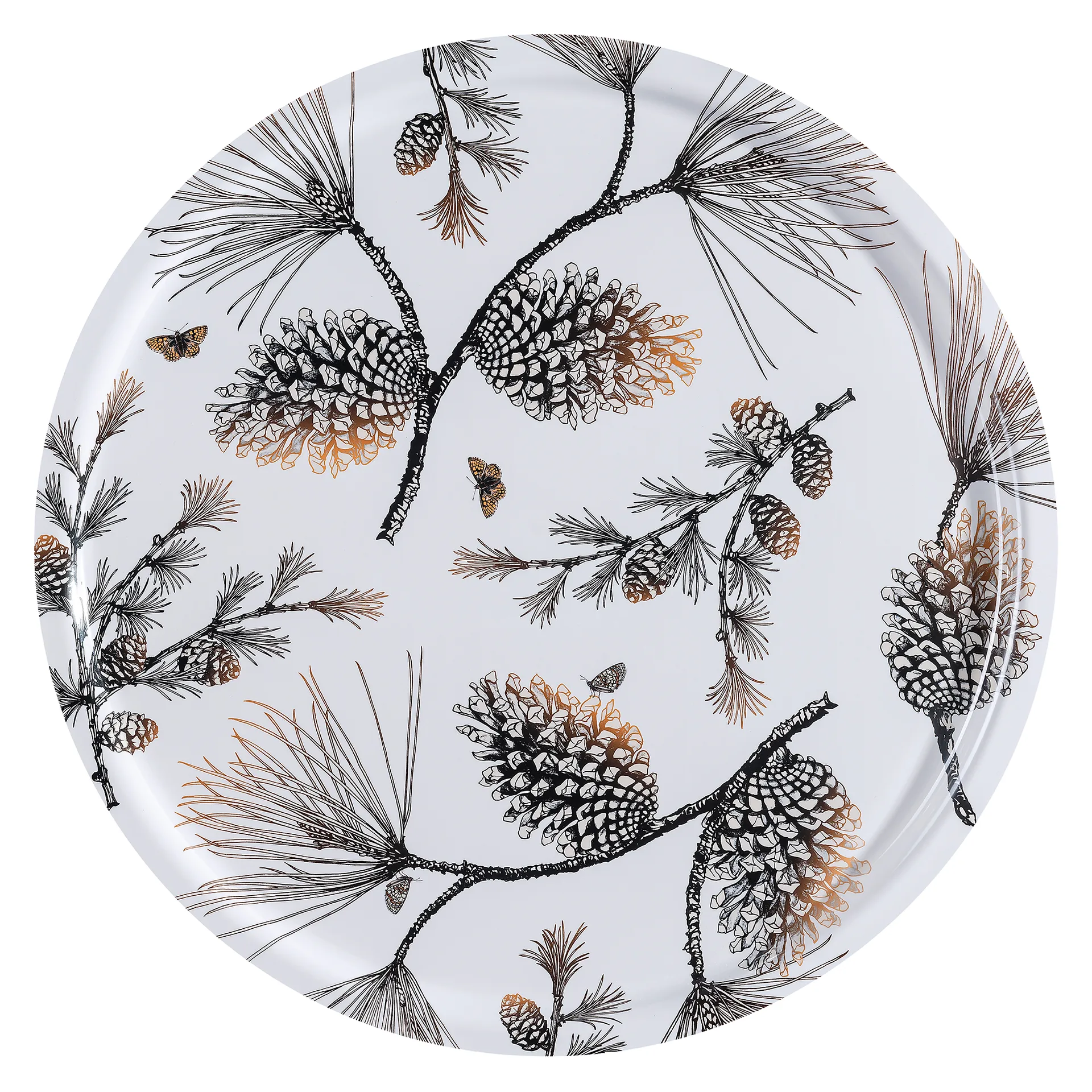 Pine Cone bakke Ø65 cm, Cotton white Åry Home