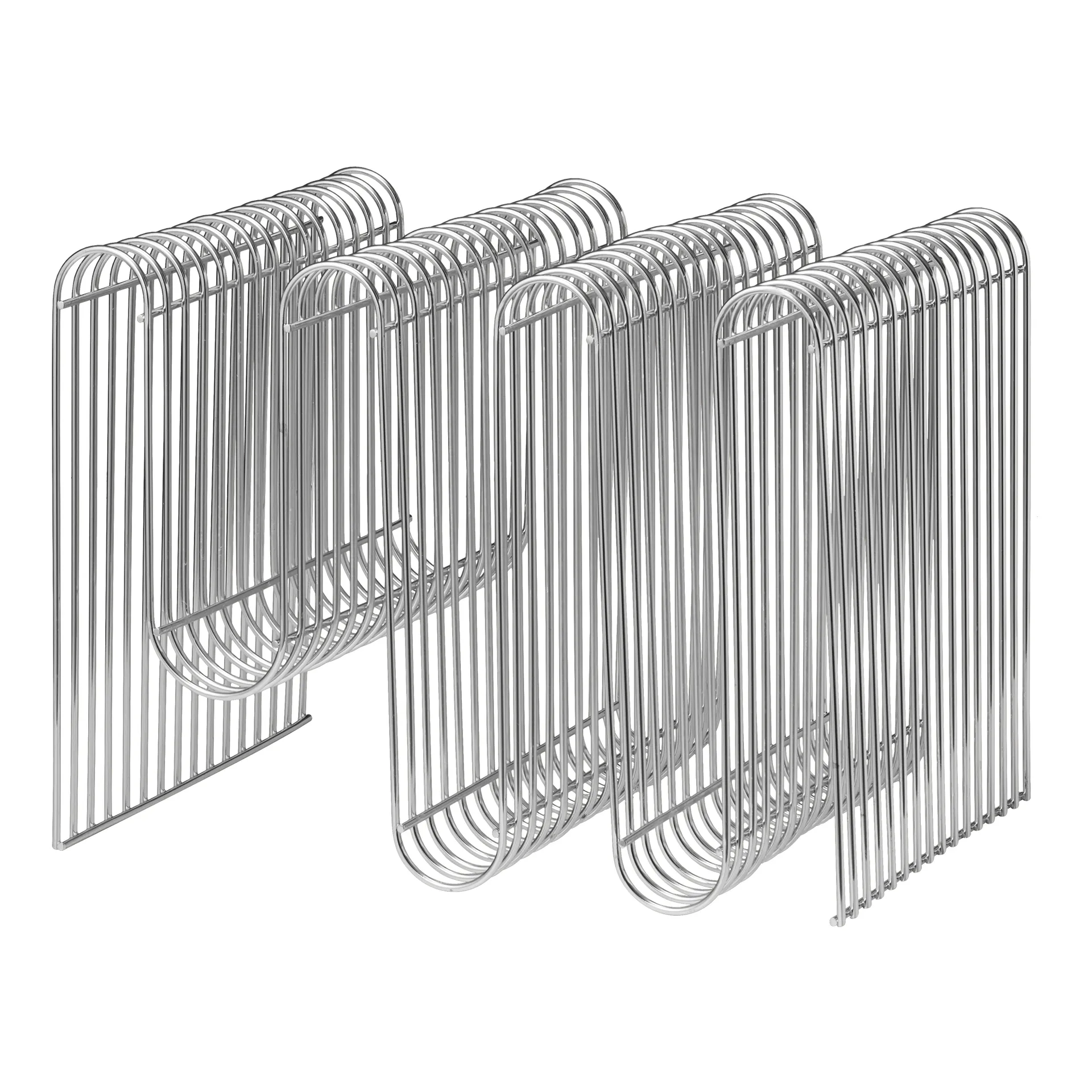 Curva avisholder, sølv AYTM