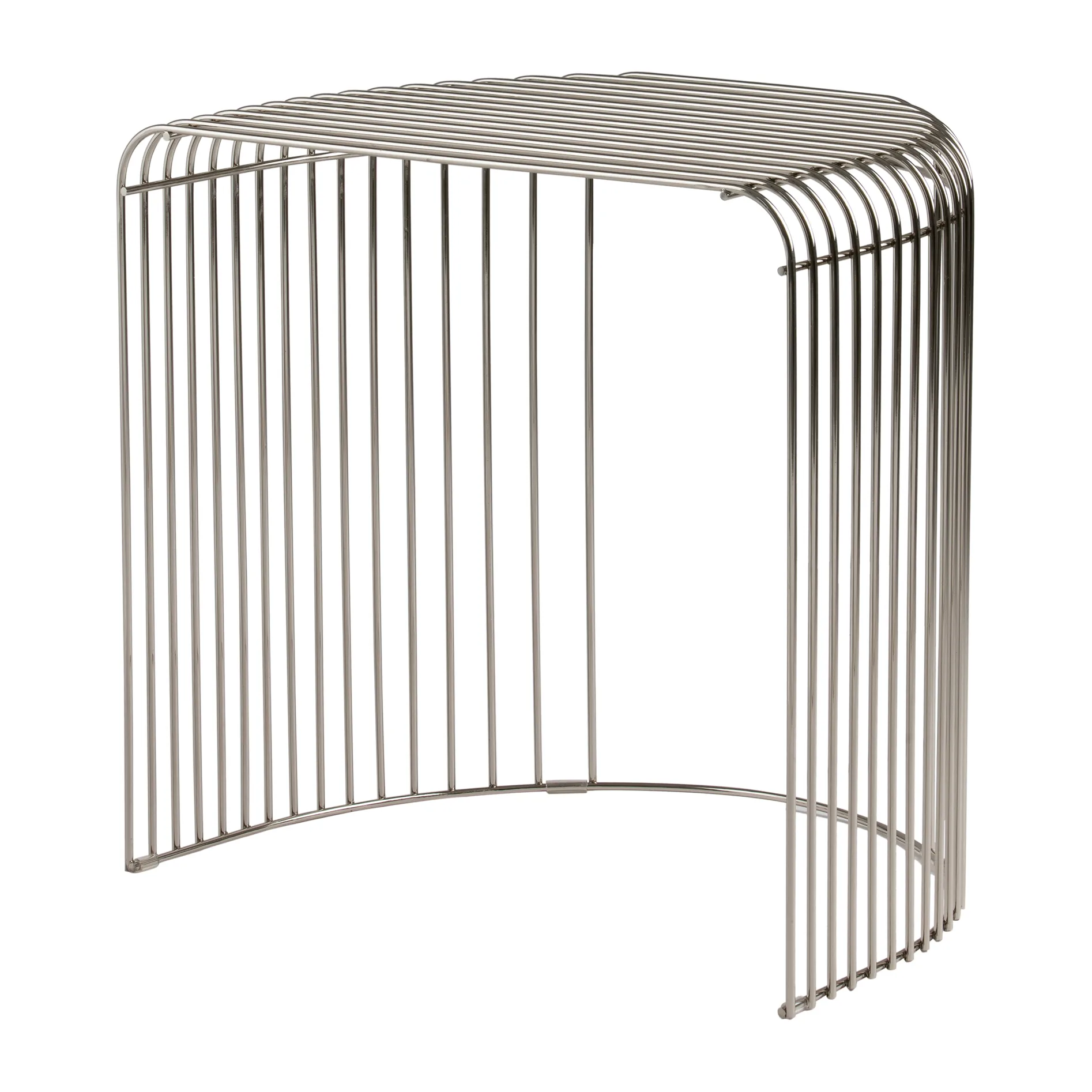 Curva bord 45 cm, Sølv AYTM