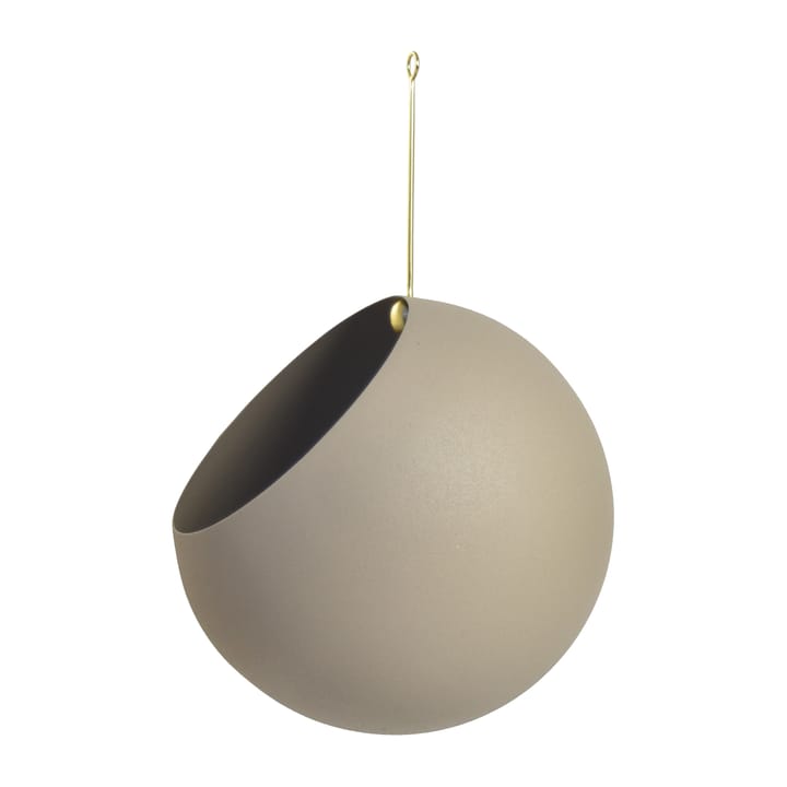 GLOBE hængende krukke Ø21 cm h32 cm, Taupe AYTM