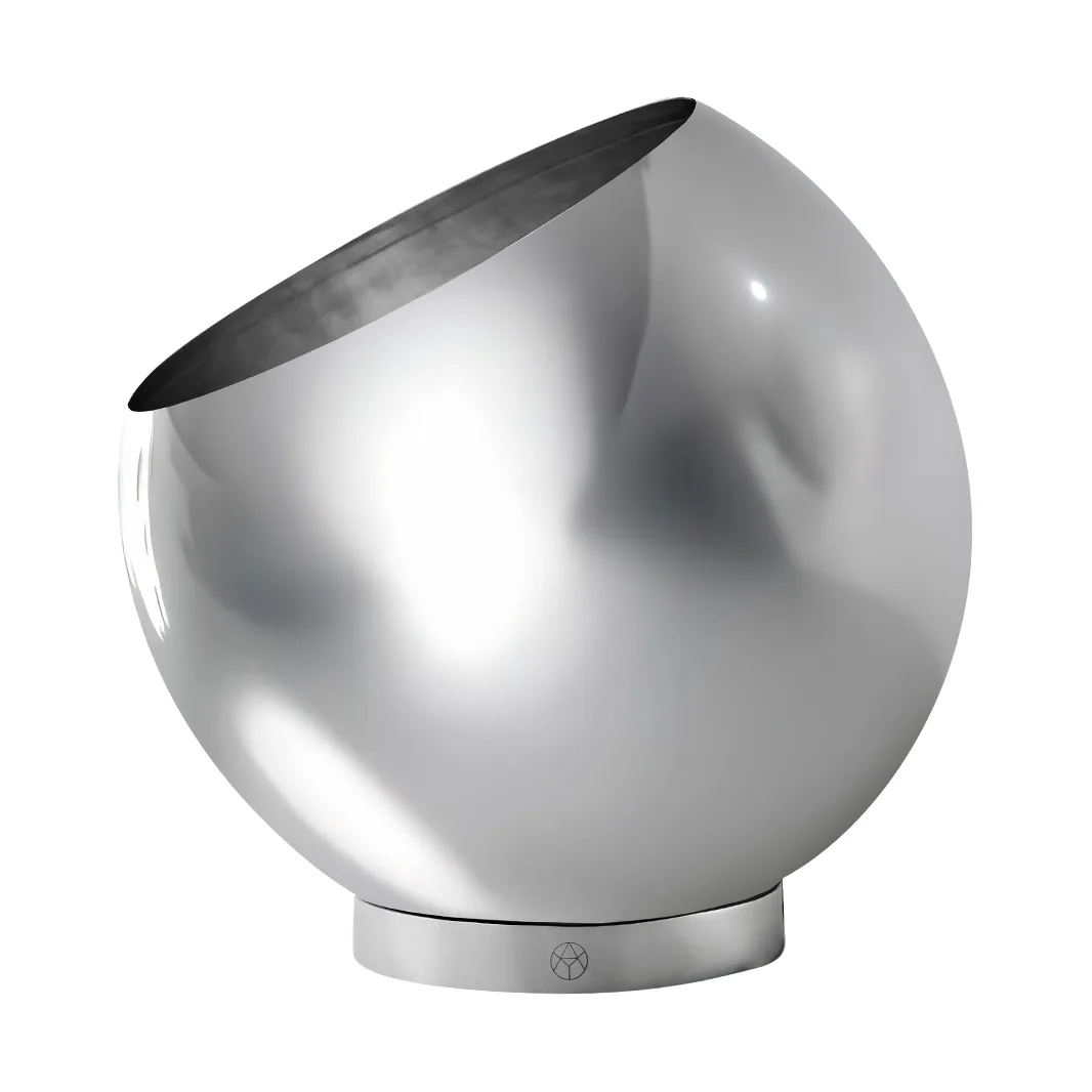 AYTM Globe urtepotte Ø30 cm Silver