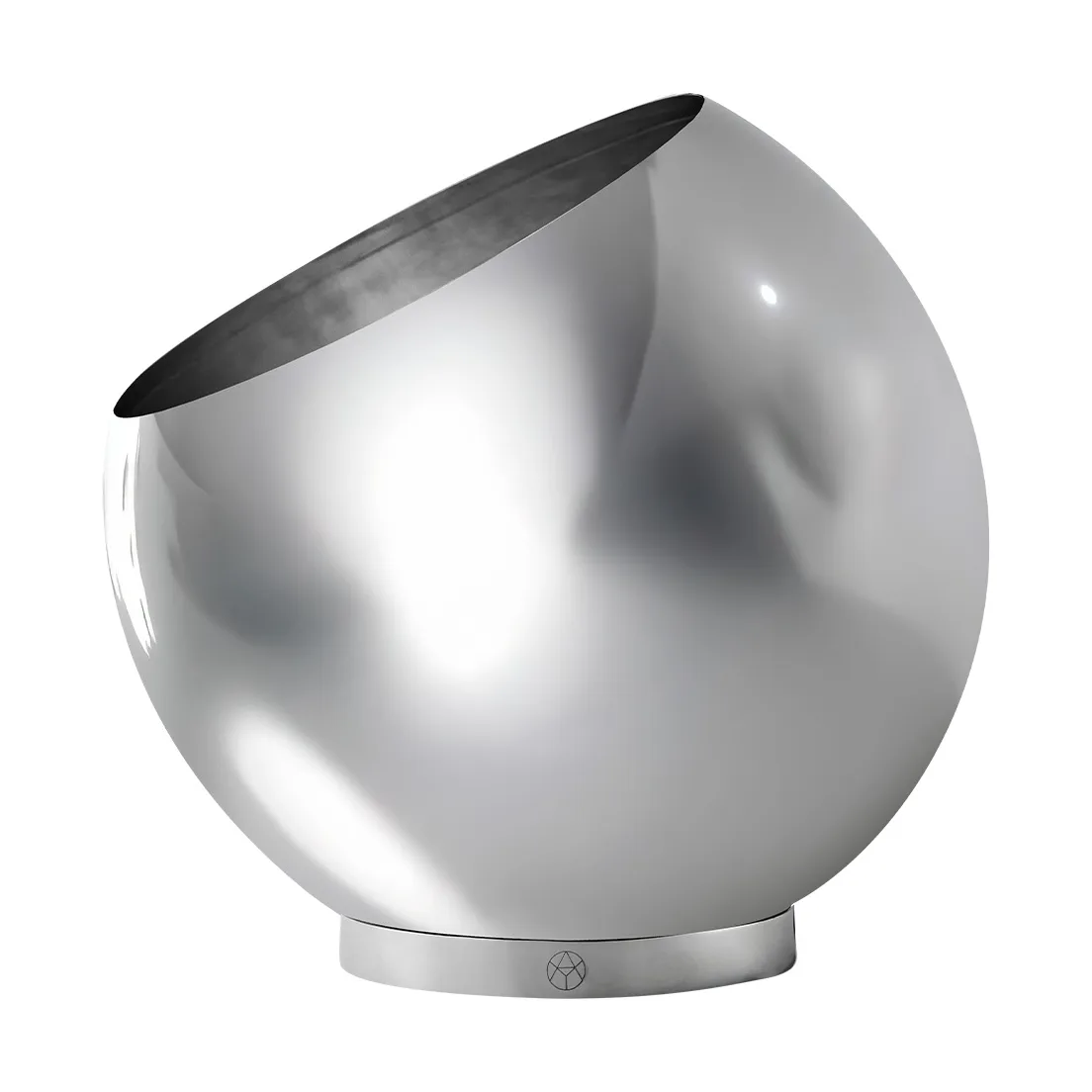 AYTM Globe urtepotte Ø37 cm Silver