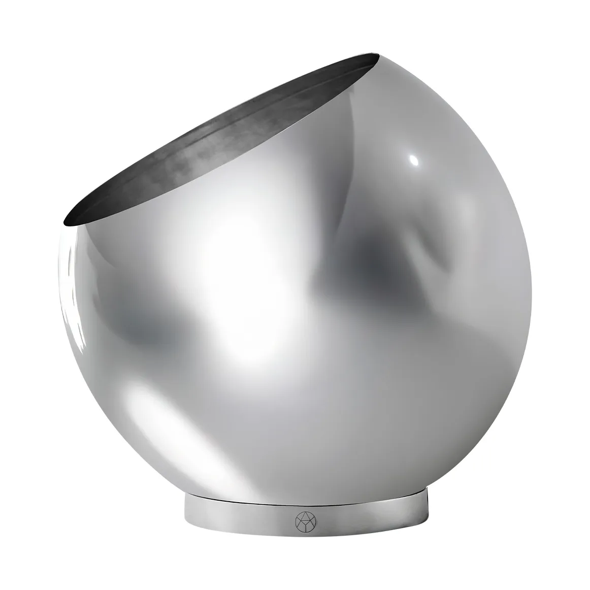 AYTM Globe urtepotte Ø43 cm Silver