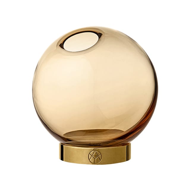 Globe vase small, rav-guld AYTM