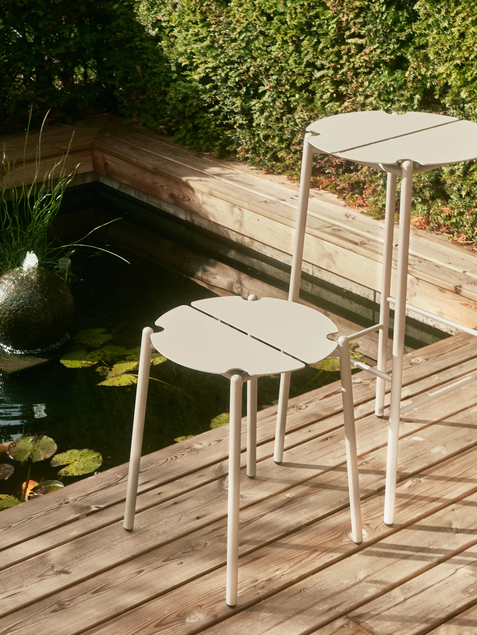 NOVO taburet, taupe AYTM