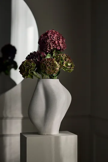 Saltare vase - Cream, Ø17x35 cm - AYTM