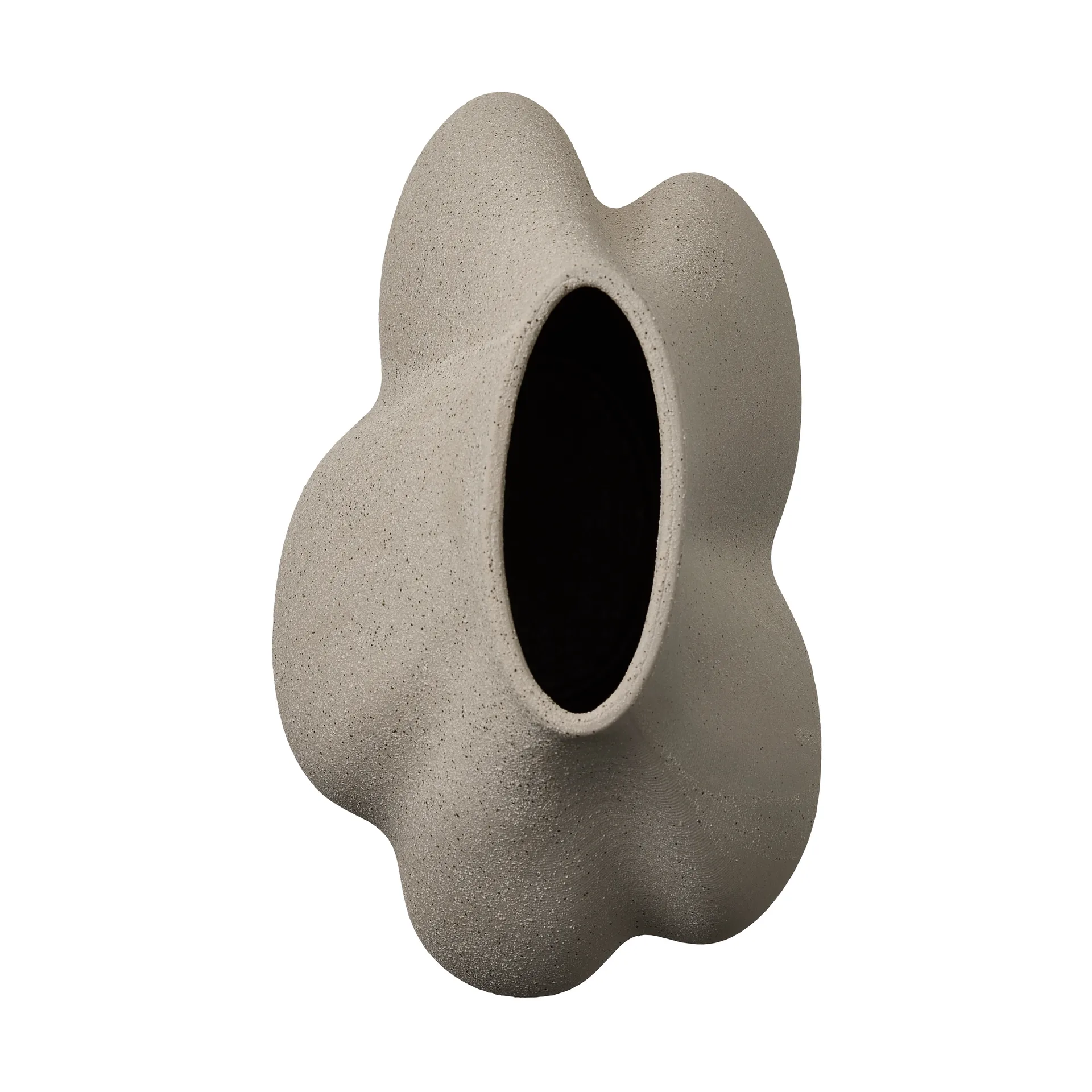 Saltare vase, Taupe, Ø17×35 cm AYTM