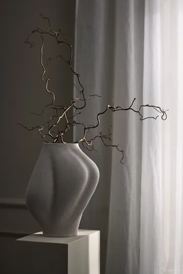 Saltare vase - Taupe, Ø17×35 cm - AYTM