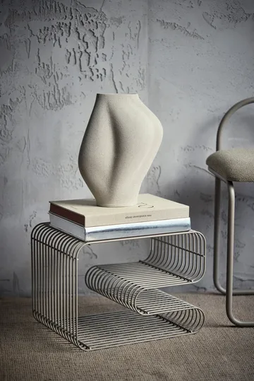 Saltare vase - Taupe, Ø17×35 cm - AYTM