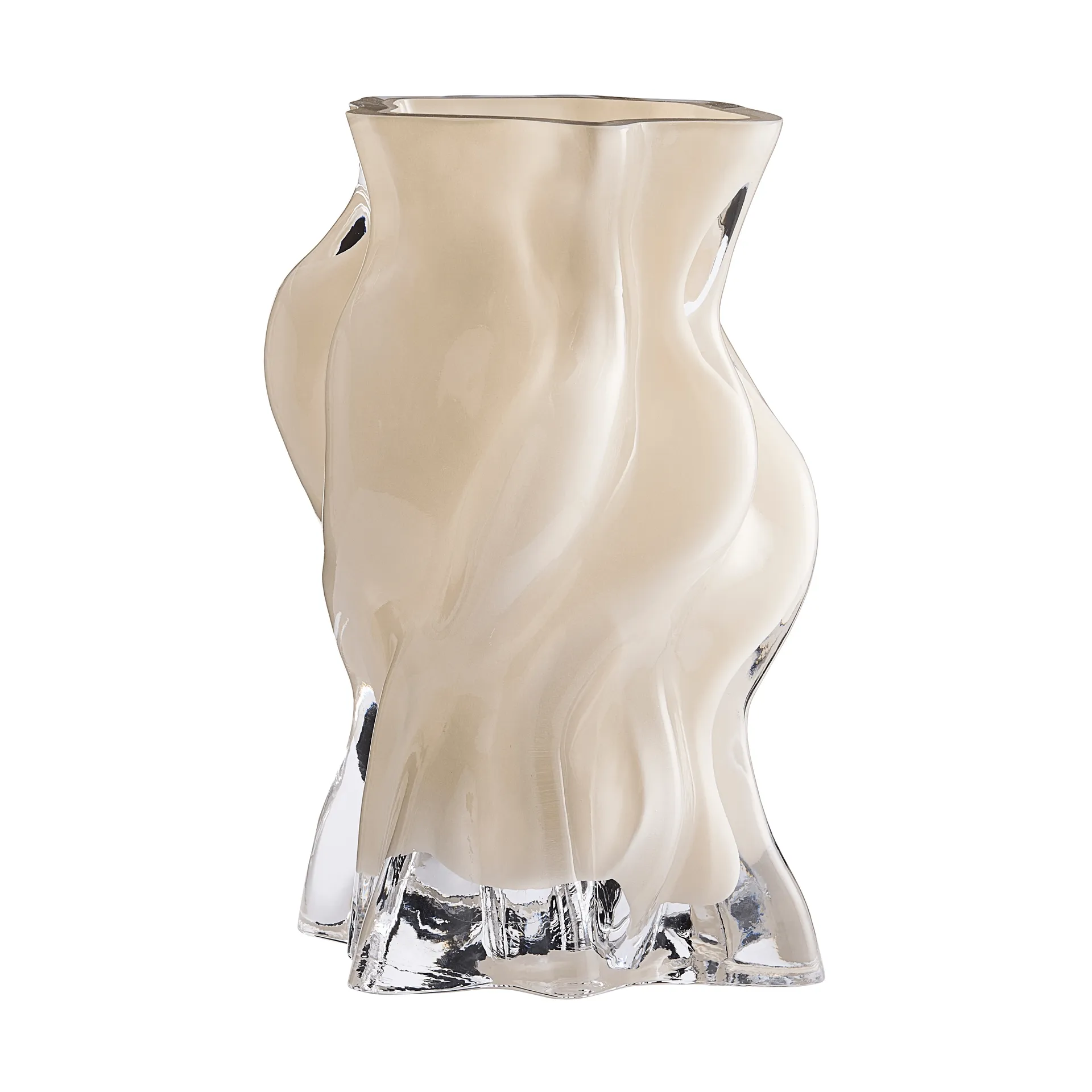 AYTM Vena vase M, Dark cream