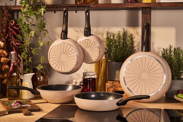 Ballarini Ledro keramisk sautépande med glaslåg, 28 cm Ballarini