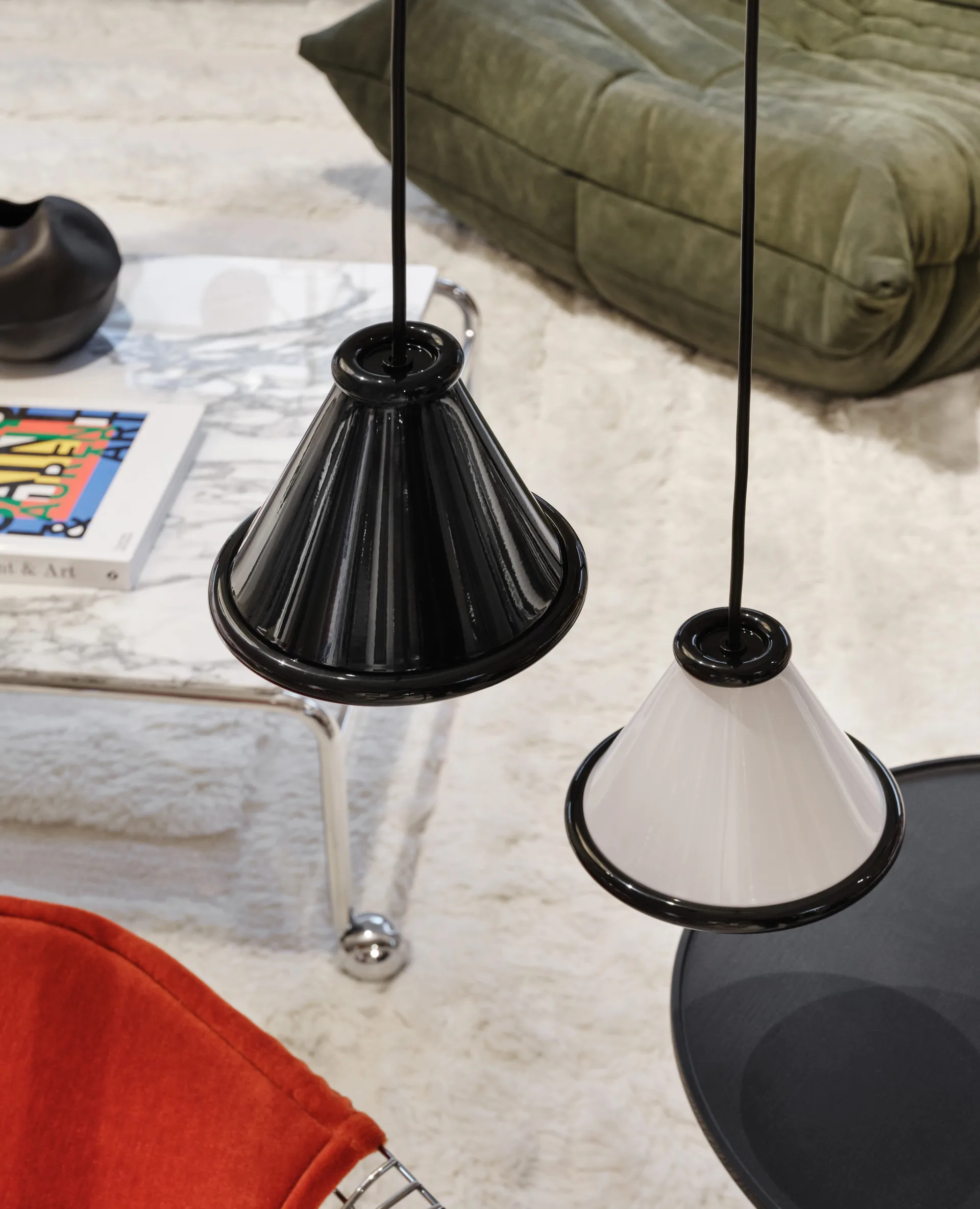 Belle pendel Ø15 cm, Glossy black Belid