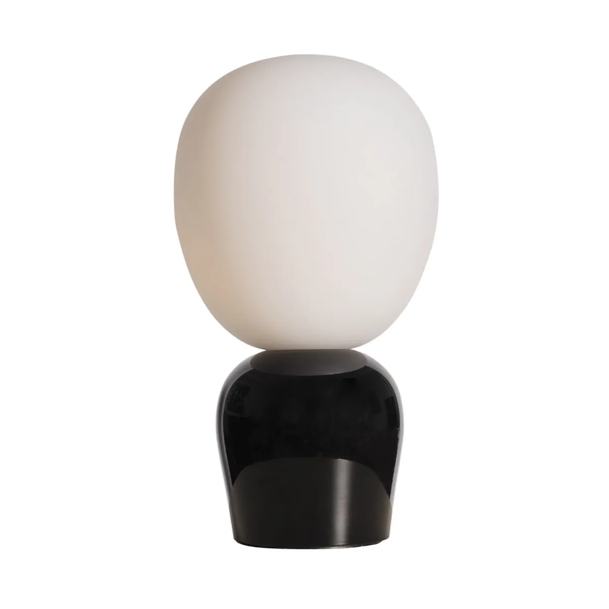 Buddy bordlampe opalglas, Blank sort Belid