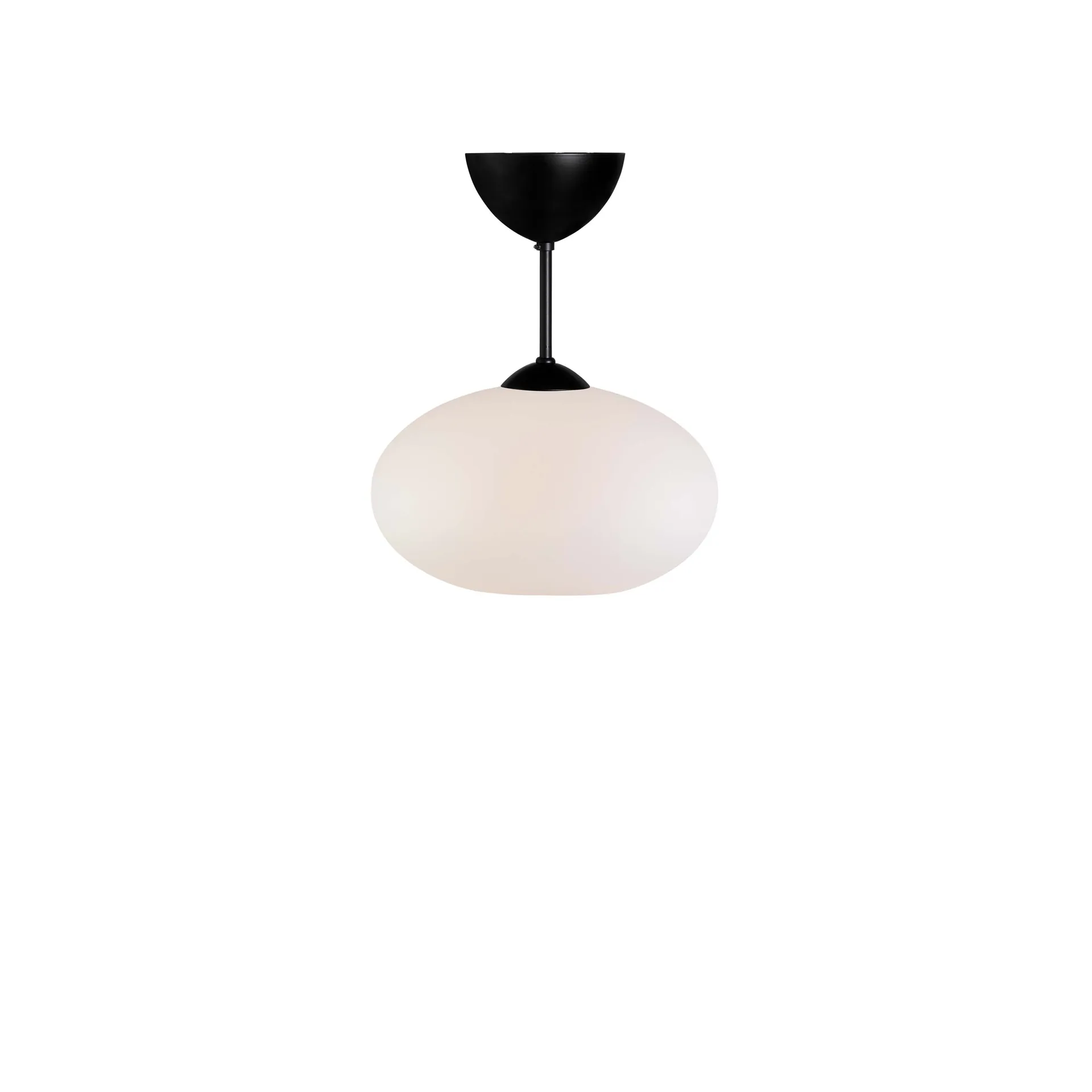 Bullo loftlampe, Opalglas Belid