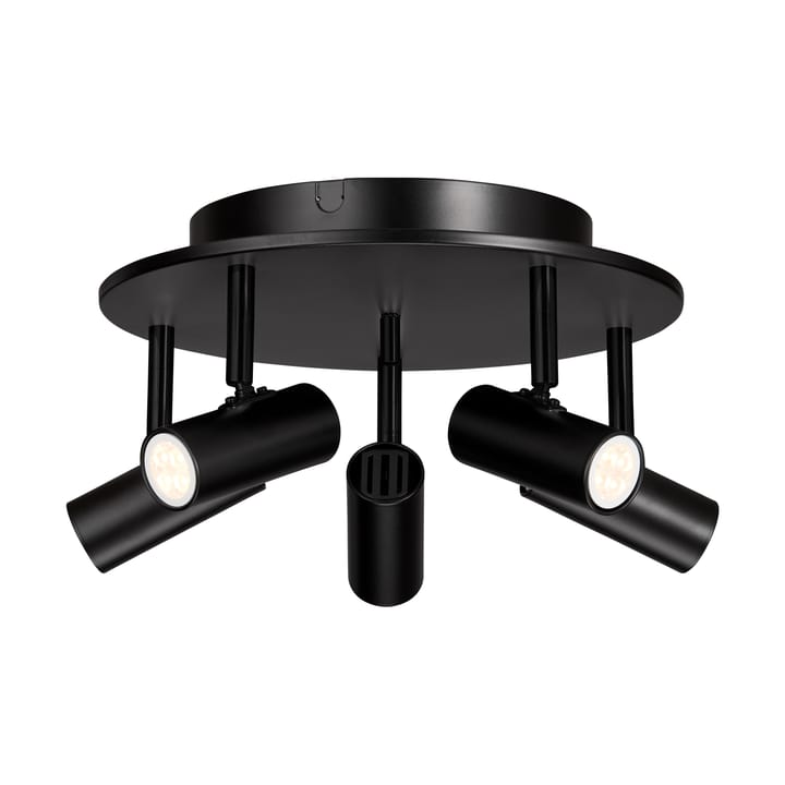 Cato rund loftsspotlight 5 - Mat sort - Belid