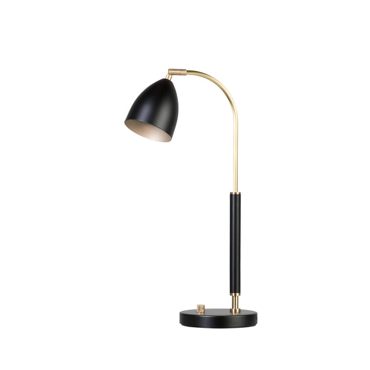 Deluxe bordlampe - sort, messing - Belid