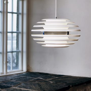 Ellipse loftlampe - mat hvid, krom - Belid