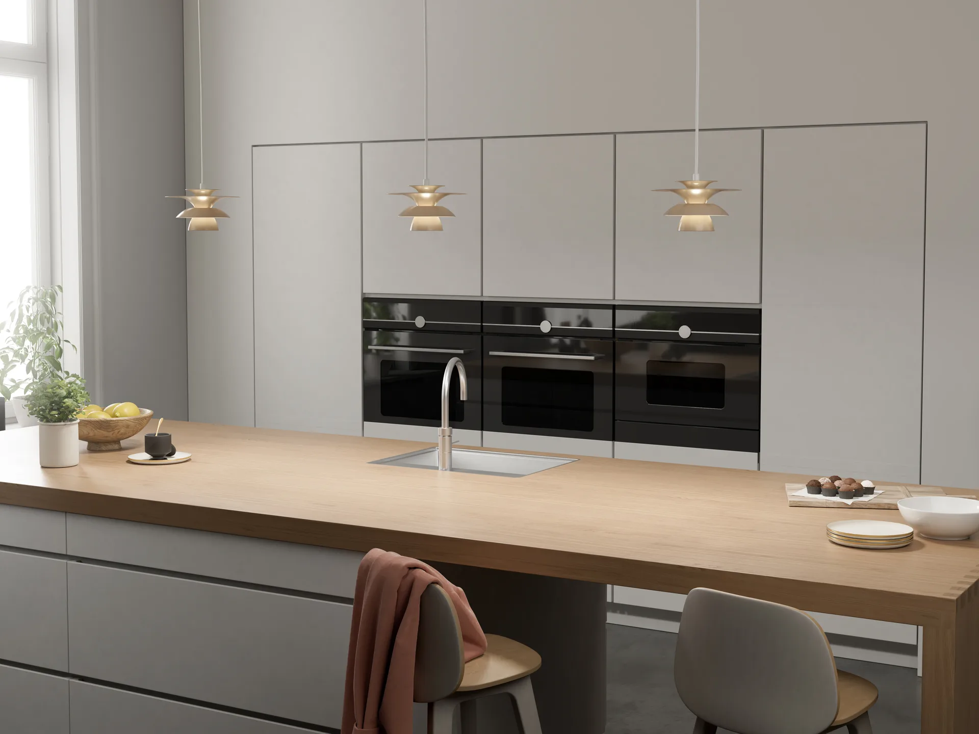 Picasso pendel Ø18 cm, Nougat Belid