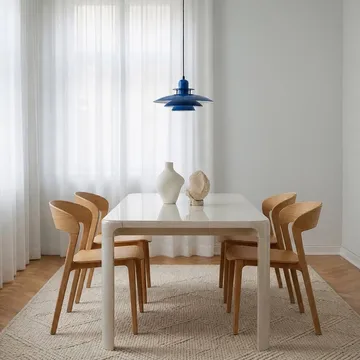 Primus pendel Ø43 cm - Dyb blå-matsort - Belid