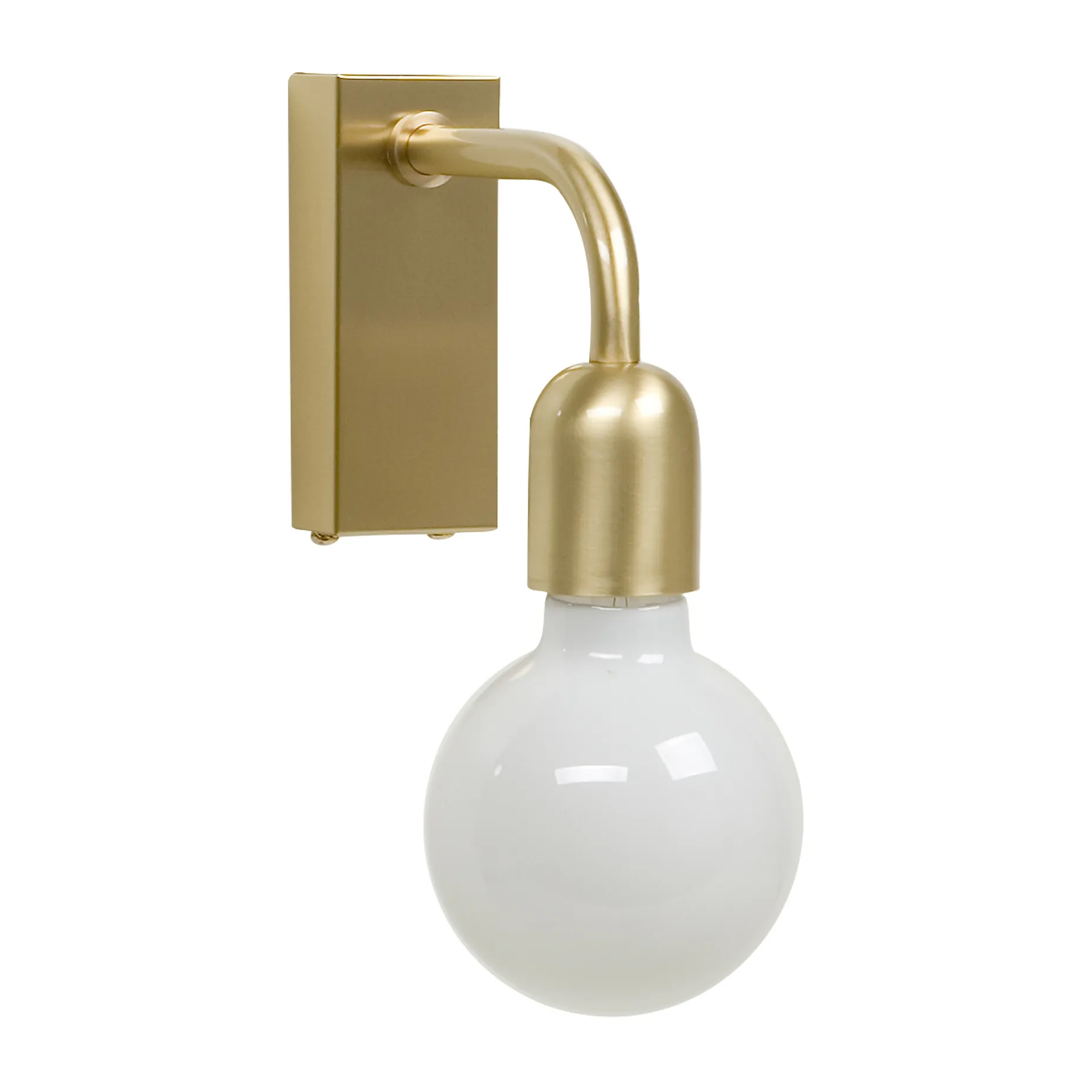 Regal 1 væglampe 12,9 cm, Børstet messing Belid