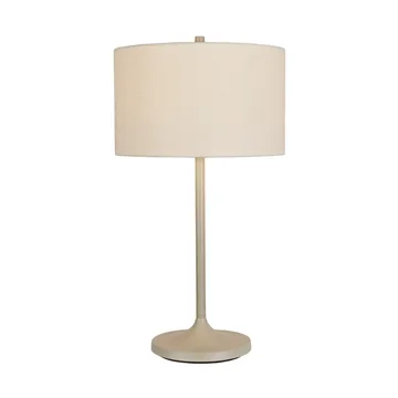 Soft bordlampe - Hør hvid-sand, Ø34x64 cm - Belid