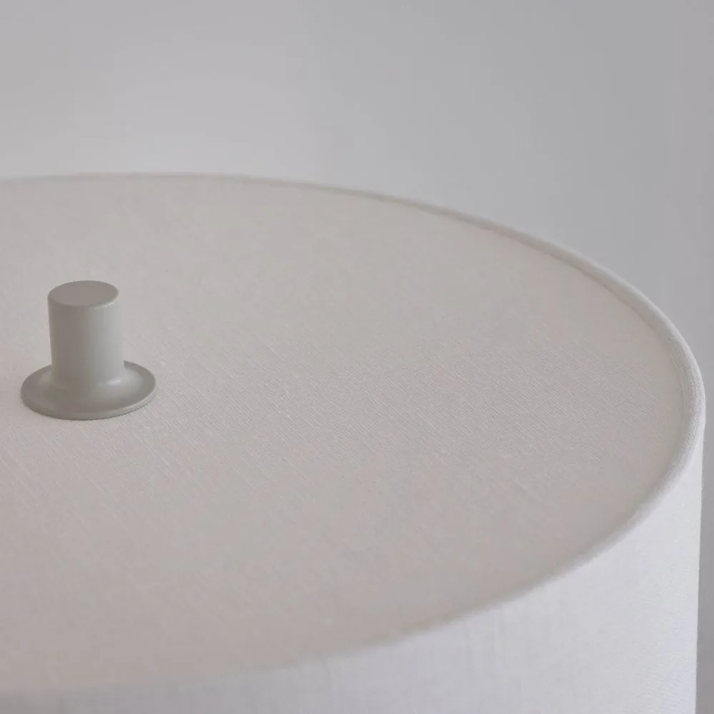 Soft bordlampe, Hør hvid-sand, Ø34x64 cm Belid