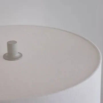 Soft bordlampe - Hør hvid-sand, Ø34x64 cm - Belid