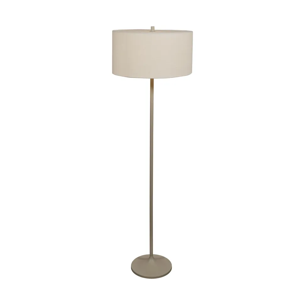 Soft gulvlampe, Hør hvid-sand, Ø44x149,5 cm Belid