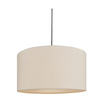 Soft pendel Ø40 cm - Linned hvid-metallic bronze, Ø60 cm - Belid