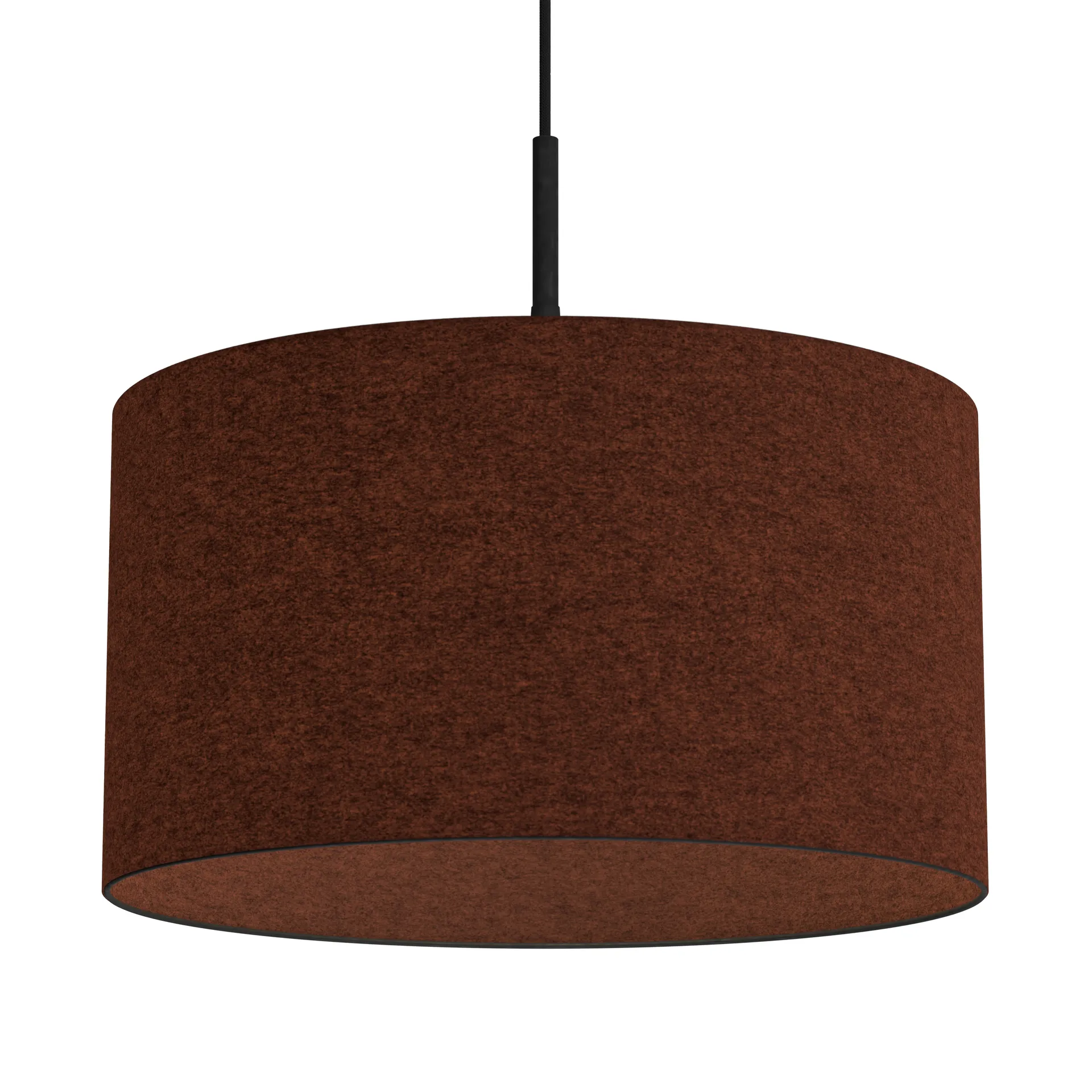 Soft pendel Ø40 cm, Rustrød uld Belid