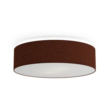 Soft plafond Ø44 cm - Rustrød uld - Belid
