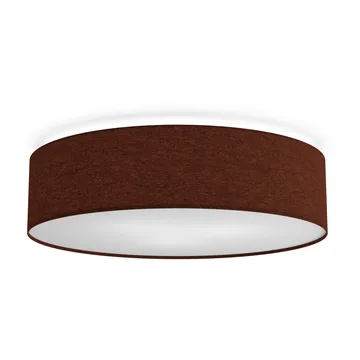 Soft plafond Ø60 cm - Rustrød uld - Belid