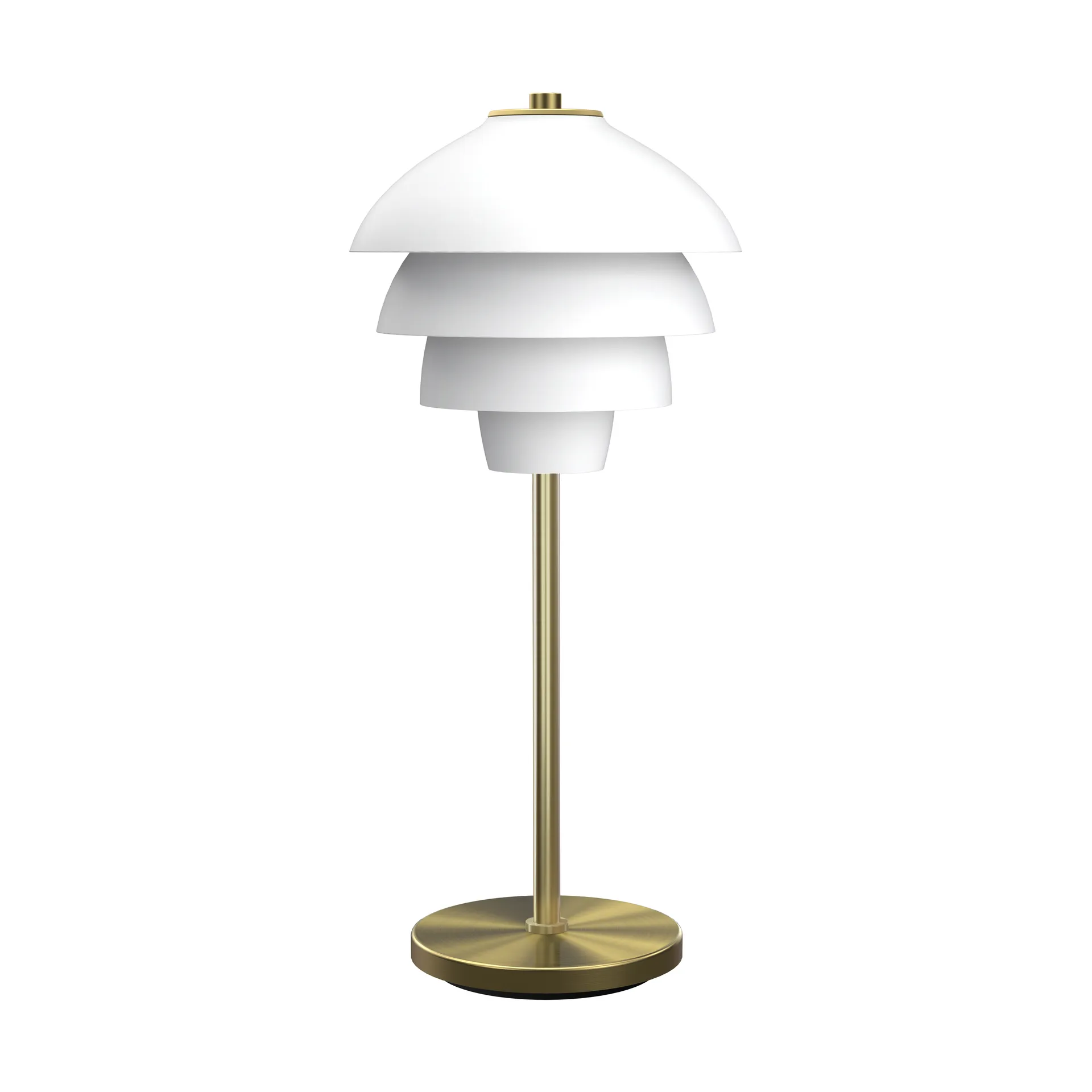 Valencia bordlampe 41 cm, Mat hvid-messing Belid