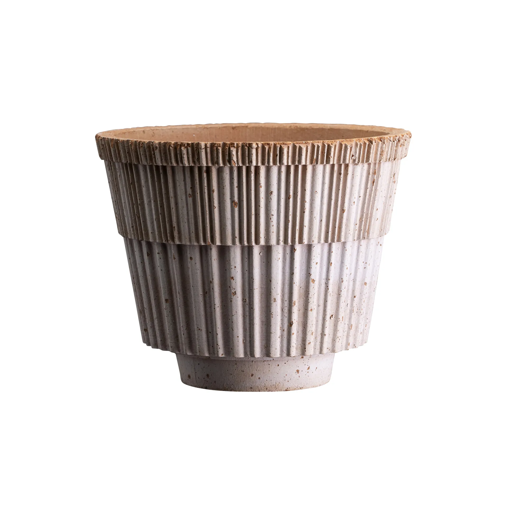 Atlas raw krukke med fad, Rosa, Ø21 cm Bergs Potter