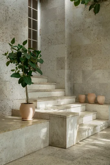 Delphi krukke med underskål 2 dele - Lyserød, Ø20 cm - Bergs Potter