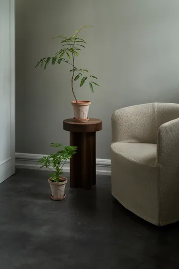 Fleur krukke med underskål 2 dele - Lyserød, Ø14 m - Bergs Potter