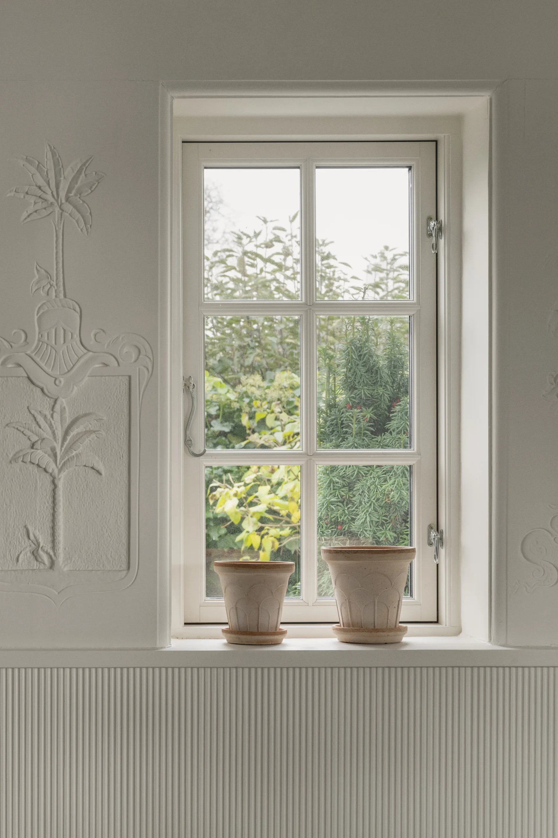 Fleur krukke med underskål 2 dele, Lyserød, Ø14 m Bergs Potter