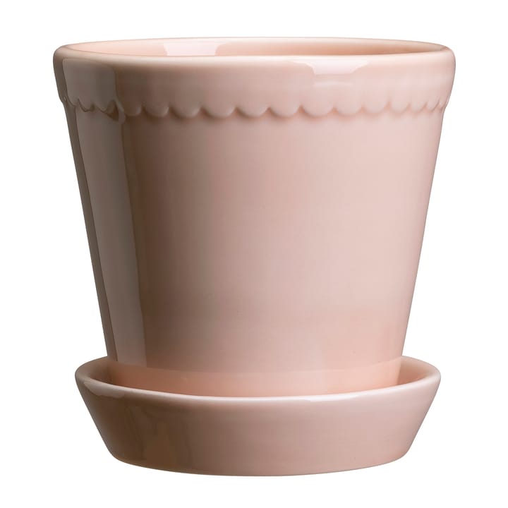 Helena krukke glaseret Ø12 cm - Quartz rose - Bergs Potter