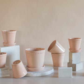 Helena krukke glaseret Ø18 cm - Quartz rose - Bergs Potter