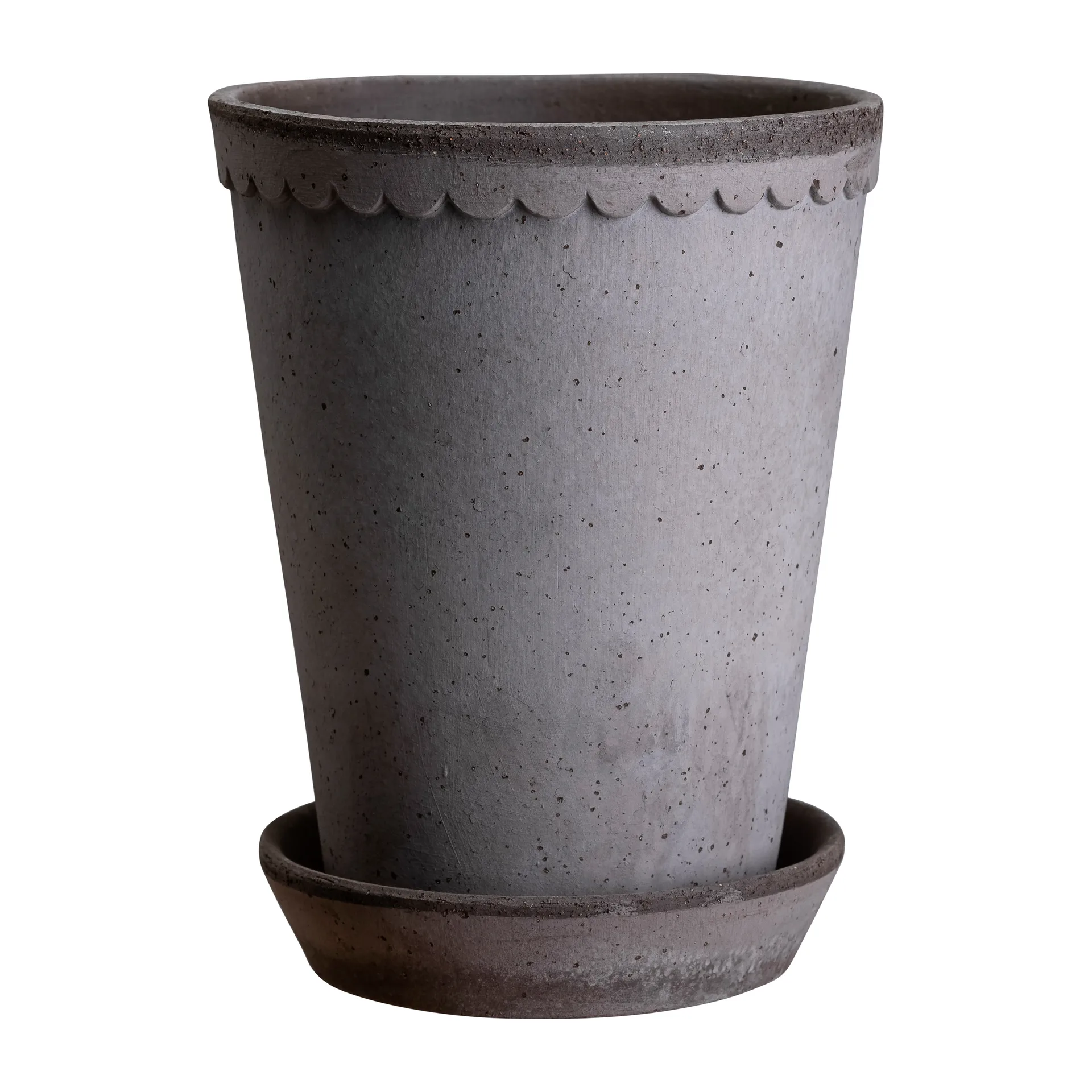 Helena krukke høj Ø14 cm, Grå Bergs Potter
