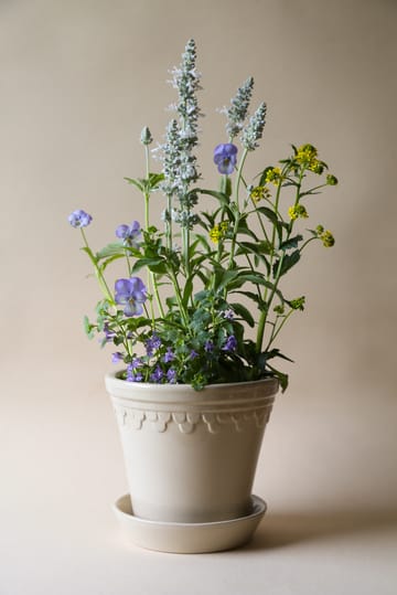 Københavner krukke glaseret Ø14 cm - Sand Stone - Bergs Potter